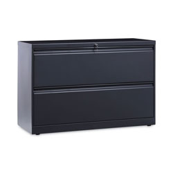 Alera Lateral File, 2 Legal/Letter-Size File Drawers, Charcoal, 42 in x 18 in x 28 in