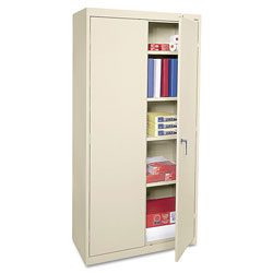 Alera Economy Assembled Storage Cabinet, 36w x 18d x 72h, Putty (ALE80106)