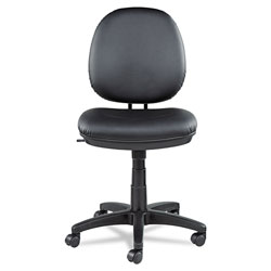 Alera Interval Series Swivel/Tilt Task Chair, Supports up to 275 lbs, Black Seat/Black Back, Black Base (ALEIN4819)
