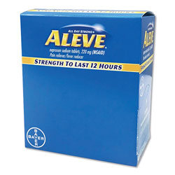 Aleve® Pain Reliever Tablets, 50 Packs/Box (PFYBXAL50)