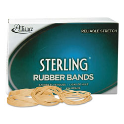 Alliance Rubber Sterling Rubber Bands, Size 117B, 0.06 in Gauge, Crepe, 1 lb Box, 250/Box