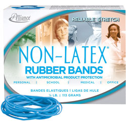 Alliance Rubber Antimicrobial Rubber Bands, Latex Free, 3 1/2" x 1/16"