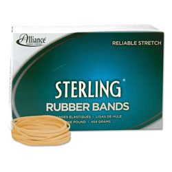 Alliance Rubber Sterling Rubber Bands, Size 33, 0.03" Gauge, Crepe, 1 lb Box, 850/Box (ALL24335)