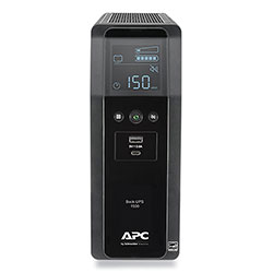 APC BN1500M2 Back-UPS PRO BN Series Battery Backup System, 10 Outlets, 1,500 VA, 1,080 J
