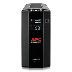 APC Back-UPS PRO BX1000M Compact Tower Battery Backup System, 8 Outlets, 1000VA, 1103 J