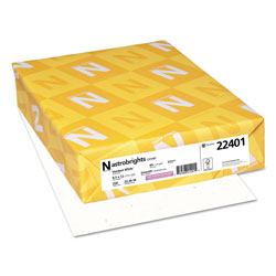 Astrobrights Color Cardstock, 65 lb, 8.5 x 11, Stardust White, 250/Pack (WAU22401)