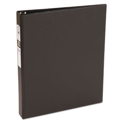 Avery Economy Non-View Binder with Round Rings, 3 Rings, 1 in Capacity, 11 x 8.5, Black