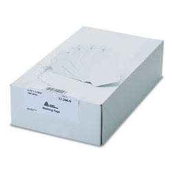 Avery Medium-Weight White Marking Tags, 3 1/4 x 1 15/16, 1,000/Box