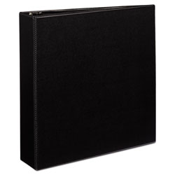 Avery Durable Non-View Binder with DuraHinge and Slant Rings, 3 Rings, 2 in Capacity, 11 x 8.5, Black