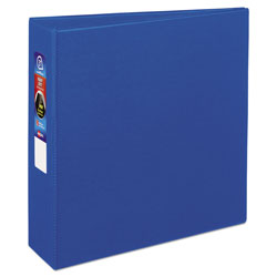 Avery Heavy-Duty Non-View Binder with DuraHinge and Locking One Touch EZD Rings, 3 Rings, 3 in Capacity, 11 x 8.5, Blue