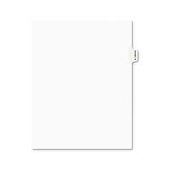 Avery Avery-Style Preprinted Legal Side Tab Divider, Exhibit M, Letter, White, 25/Pack