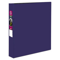 Avery Durable Non-View Binder with DuraHinge and Slant Rings, 3 Rings, 1.5" Capacity, 11 x 8.5, Blue (AVE27351)