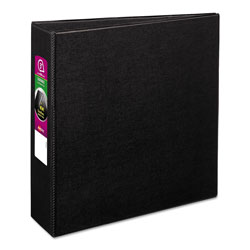 Avery Durable Non-View Binder with DuraHinge and Slant Rings, 3 Rings, 3" Capacity, 11 x 8.5, Black (AVE27650)