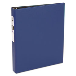 Avery Economy Non-View Binder with Round Rings, 3 Rings, 1" Capacity, 11 x 8.5, Blue (AVE03300)