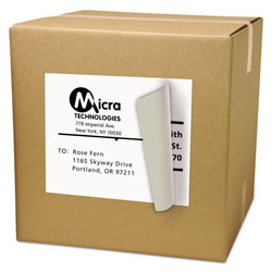 Avery Shipping Labels with TrueBlock Technology, Laser Printers, 8.5 x 11, White, 100/Box (AVE5165)