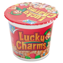 General Mills Lucky Charms Cereal In A Cup, 1.73 Oz, Portable, Lucky Charms