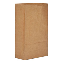 GEN Grocery Paper Bags, 35 lbs Capacity, #6, 6 inw x 3.63 ind x 11.06 inh, Kraft, 2,000 Bags