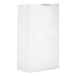 GEN Grocery Paper Bags, 30 lbs Capacity, #2, 4.31 inw x 2.44 ind x 7.88 inh, White, 500 Bags