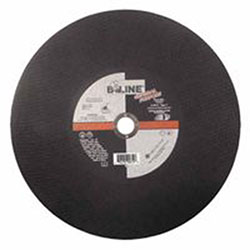 Bee Line Abrasives Cut Off Wheel, 14in Dia, 3/32in Thick, 1in Arbor, 30 Grit