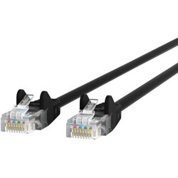 Belkin RJ45 M/M CAT6 4' Ethernet Patch Cable, 4 ft, Black