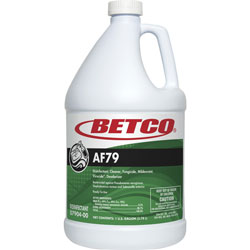 Betco AF79 Acid-Free Restroom Cleaner, Ready-To-Use, 128 fl oz (4 quart), Citrus Bouquet Scent, Clear Blue