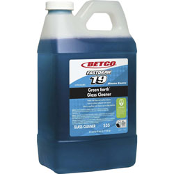 Betco Glass Cleaner, Concentrate Liquid, 67.6 fl oz (2.1 quart), Bottle, 4/Carton, Blue