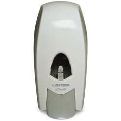 Betco Clario Manual Lotion Dispenser - Manual - 1.06 quart Capacity - Refillable, Touch-free, Sanitary-sealed - White - 1Each