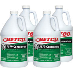 Betco AF79 Concentrate Disinfectant - Concentrate Liquid - 128 fl oz (4 quart) - Ocean Breeze Scent - 4 / Carton - Green