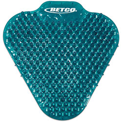 Betco Anti-Splash Scented Urinal Screen - Lasts upto 45 Days - Anti-splash, Recyclable, Flexible - 60 / Carton - Turquoise