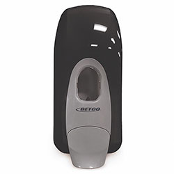 Betco Clario Manual Skin Care Foam Dispenser - Manual - 1.06 quart Capacity - Hygienic, Site Window, Durable - Black - 12 / Carton