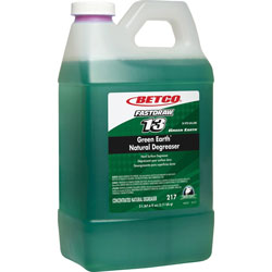 Betco FASTDRAW Natural Degreaser, Concentrate Liquid, 67.6 fl oz (2.1 quart), 4/Carton, Dark Green