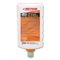 Betco HD Orange Hand Cleaner Refill, Citrus Zest, 2 L Refill Bottle, 6/Carton