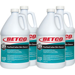 Betco Pearlized Lotion Skin Cleanser, Lotion, 1 gal, Nordic Sea, Applicable on Hand, pH Balanced, Non-irritating, Moisturising, Residue-free, 4/Carton