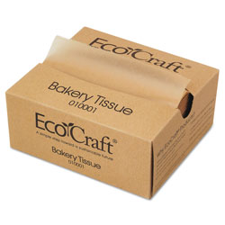 Ecocraft EcoCraft Interfolded Dry Wax Deli Sheets, 6 x 10 3/4, Natural,1000/Box, 10 Bx/Ct