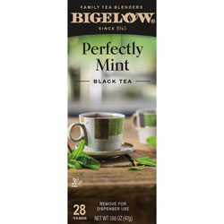 Bigelow Tea Company Plantation Mint Black Tea, 28/Box