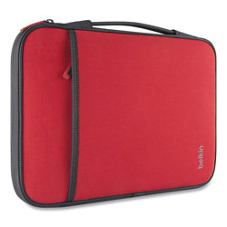 Belkin Neoprene Laptop Sleeve, For 11 in Laptops, 12 x 8, Red