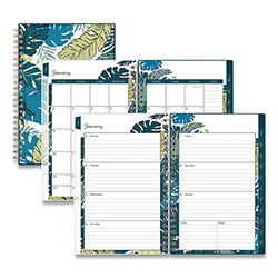 Blue Sky Grenada Create-Your-Own Cover Weekly/Monthly Planner, Floral Artwork, 8 x 5, Multicolor Cover, 12-Month (Jan-Dec): 2022