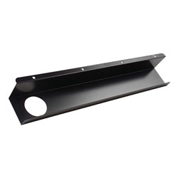 Balt Split-Level Training Table Cable Tray, Metal, 21 1/2w x 3d, Black, 2/Pack
