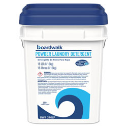 Boardwalk Laundry Detergent Powder, Crisp Clean Scent, 18 lb Pail (BWK340LP)