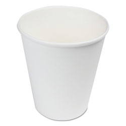 Boardwalk Paper Hot Cups, 8 oz, White, 1000/Carton