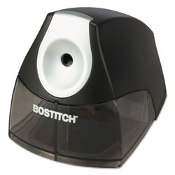 Stanley Bostitch Personal Electric Pencil Sharpener, AC-Powered, 4.25 in x 8.4 in x 4 in, Black