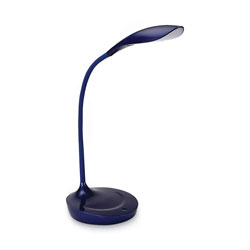 Bostitch® Konnect Gooseneck Desk Lamp, Blue