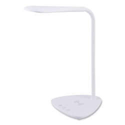 Bostitch® Flexible Wireless Charging LED Desk Lamp, 12.88 inh, White