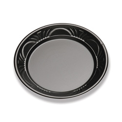 D&W Finepack 6 in Plastic Plate, Black Pearl