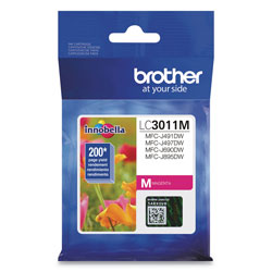 Brother LC3011M Ink, 200 Page-Yield, Magenta