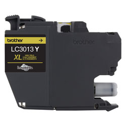 Brother LC3013Y High-Yield Ink, 400 Page-Yield, Yellow