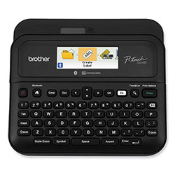 Brother D-610BTVP Connected Label Maker with Color Display, 30 mm/s Print Speed, 14.2 x 6 x 13.3
