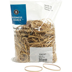 Business Source Rubber Bands, Size 32, 1 lb bag, Natural Crepe