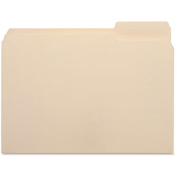 Business Source File Folder, 1/3 in Right Tab, 1-Ply, 3/4 in Exp., Letter, MLA