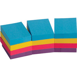 Business Source Adhesive Notes, Plain, 1-1/2 inx2 in, 100 Sh/PD, 12PD/PK, Extreme